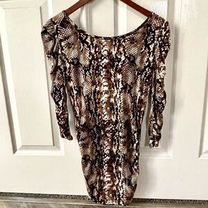 Body Central leopard top/dress